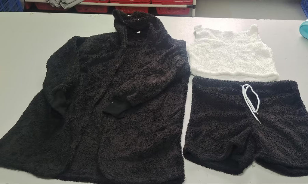 3-Piece Pajama Set - Top, Crop Tank & Shorts – photo 11