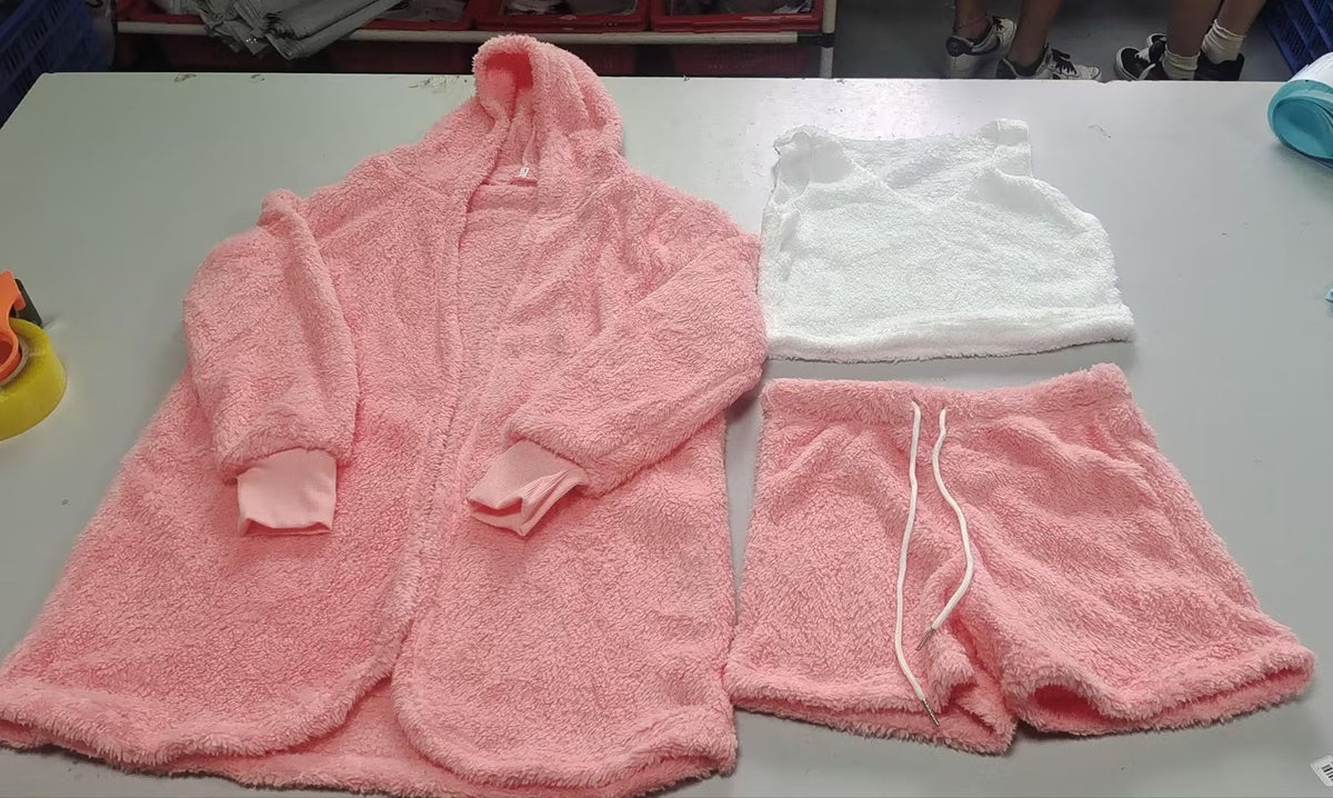 3-Piece Pajama Set - Top, Crop Tank & Shorts – photo 13