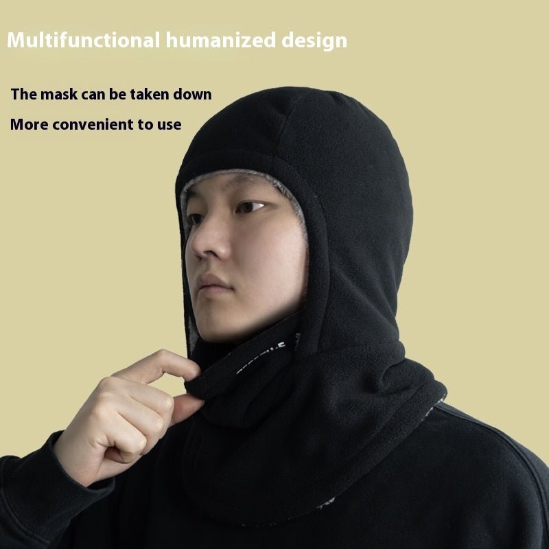 Fleece Hooded Scarf & Face Warmer