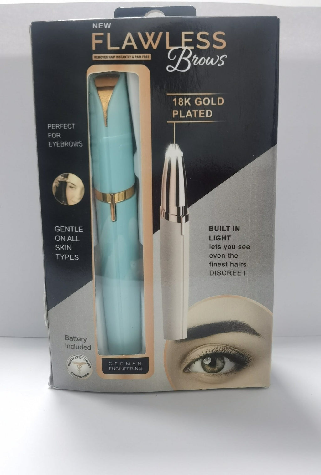 Mini Electric Eyebrow Trimmer with LED Light – photo 6