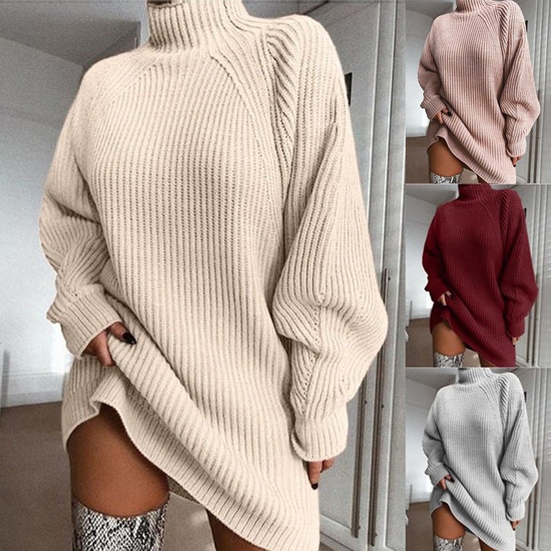 Turtleneck Sweater Dress – photo 3