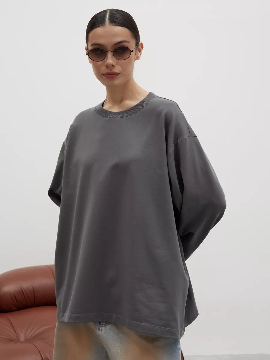 Women's Round Neck Long-Sleeve Tee – photo 4