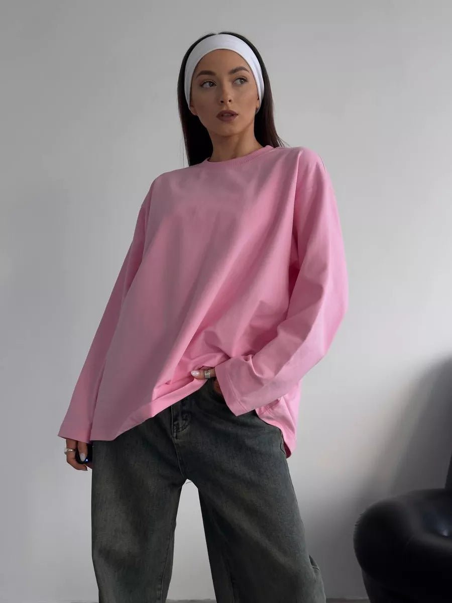 Women's Round Neck Long-Sleeve Tee – photo 13